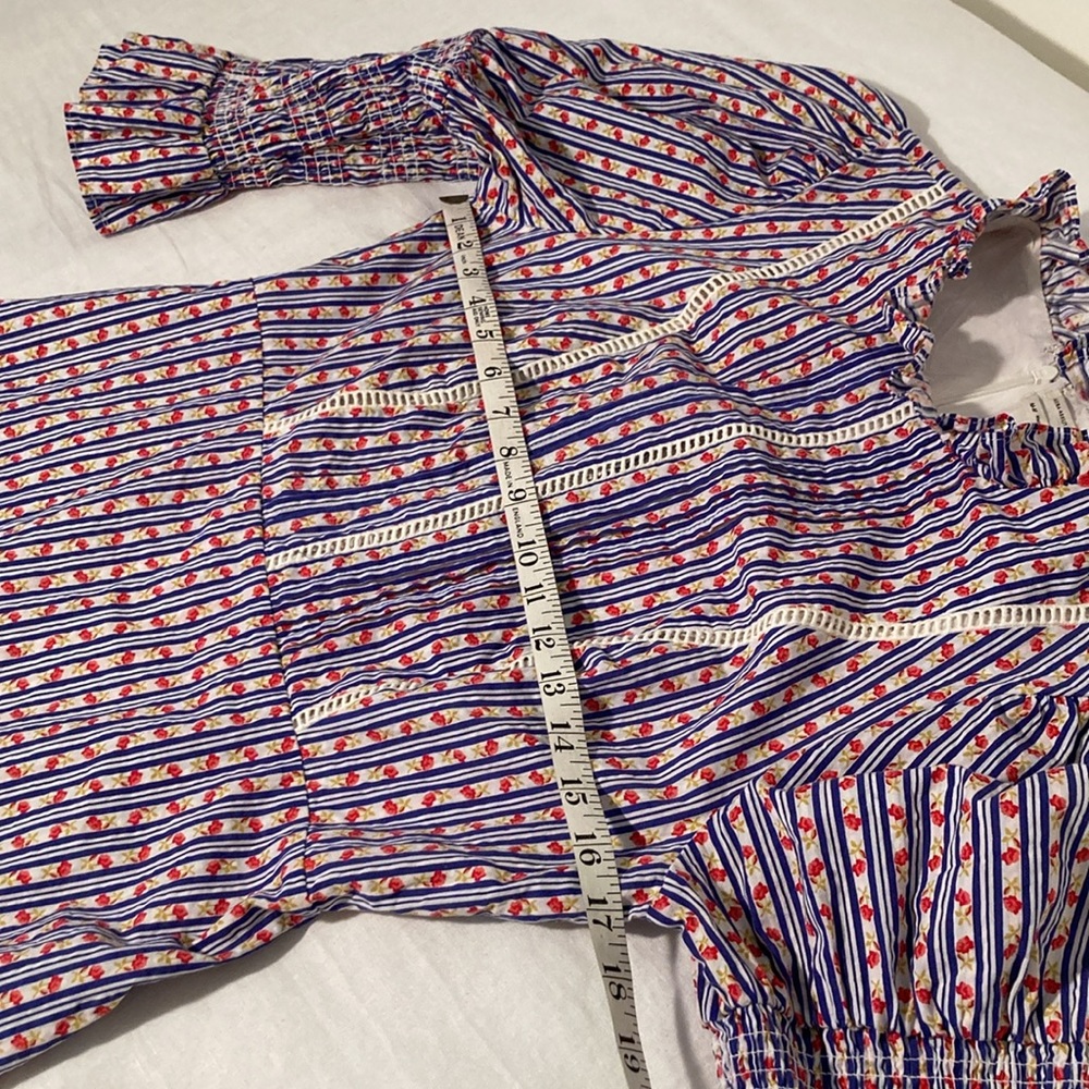 Laura Ashley + Urban Outfitters Maisy mock neck dress floral M - Picture 6 of 16